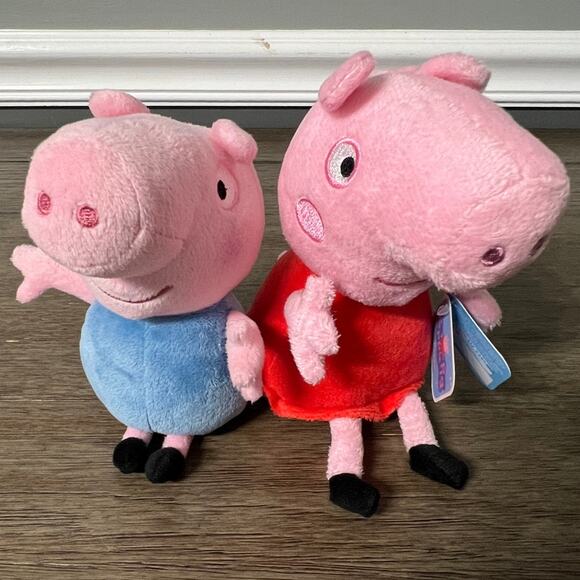 Peppa Pig Peppa and George Plush Bundle‎ - Picture 1 of 6